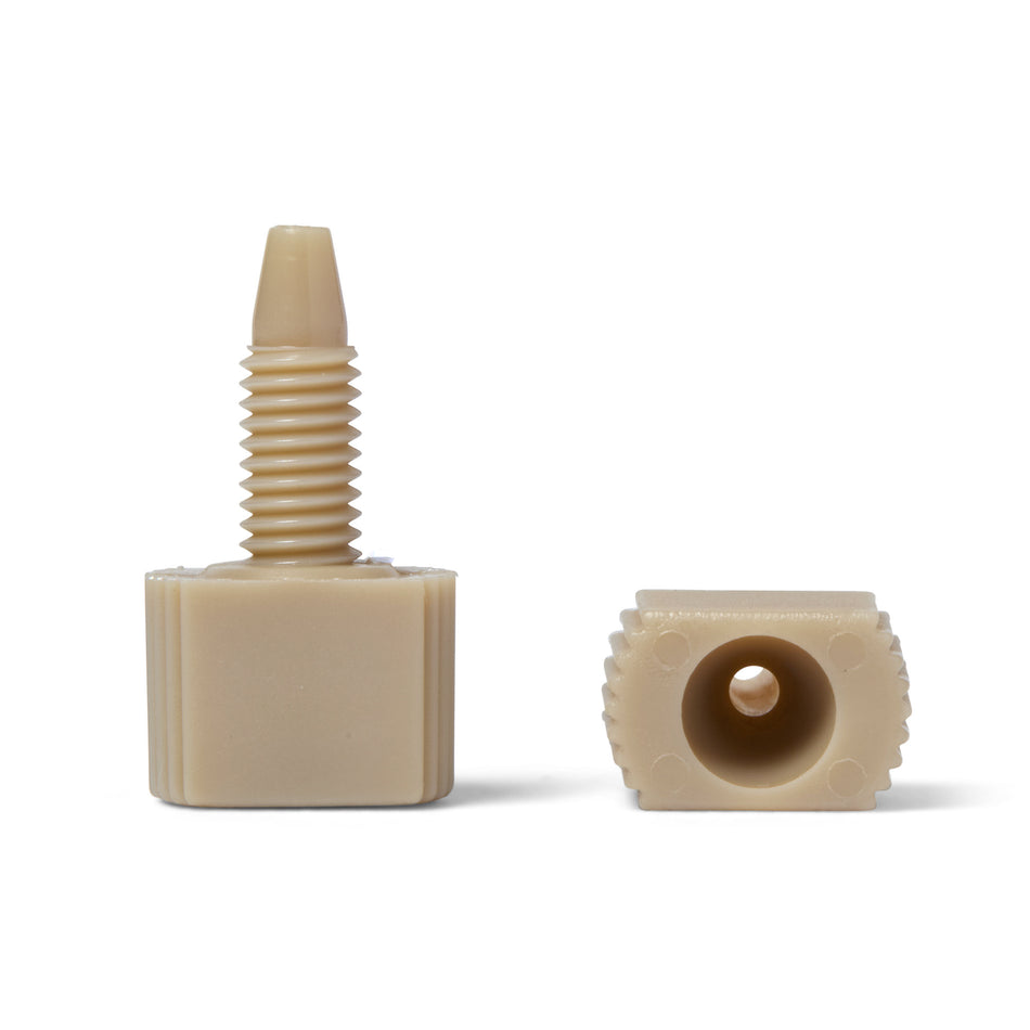 HPLC PEEK Junta integral de cabeza plana pequeña para tubo capilar 1/16