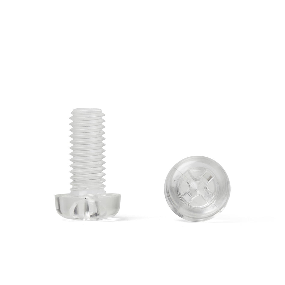 Tornillos de cabeza plana de policarbonato