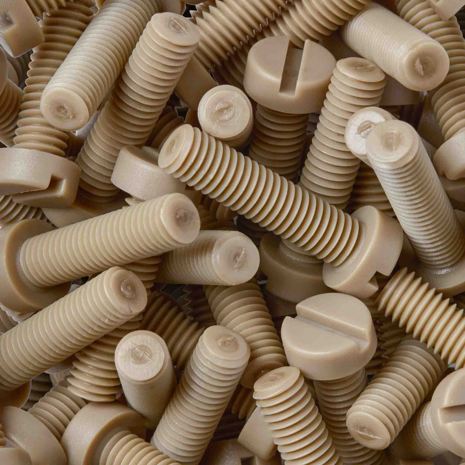 PEEK Tornillos de cabeza cilíndrica ranurada DIN 84