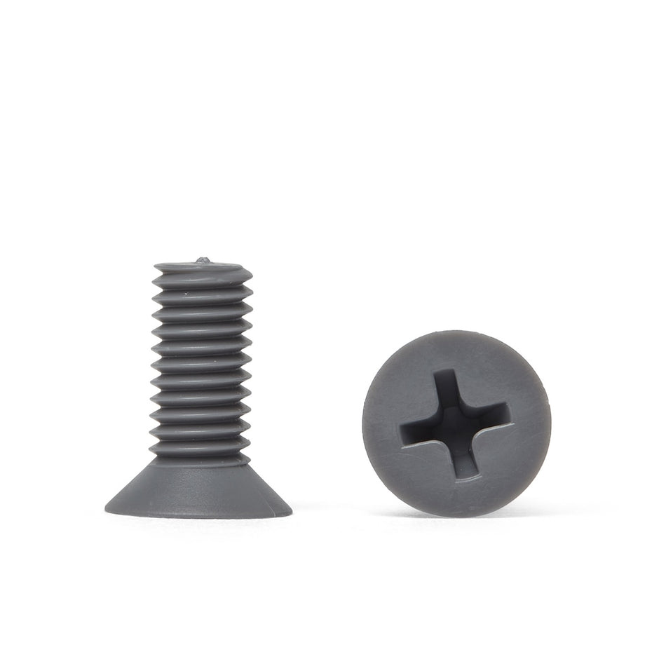 Tornillos avellanados de cabeza plana para PVC