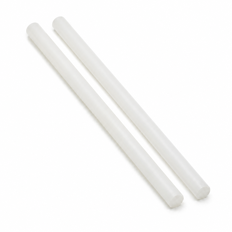 PVDF (Kynar) Natural Varilla/barra sin relleno
