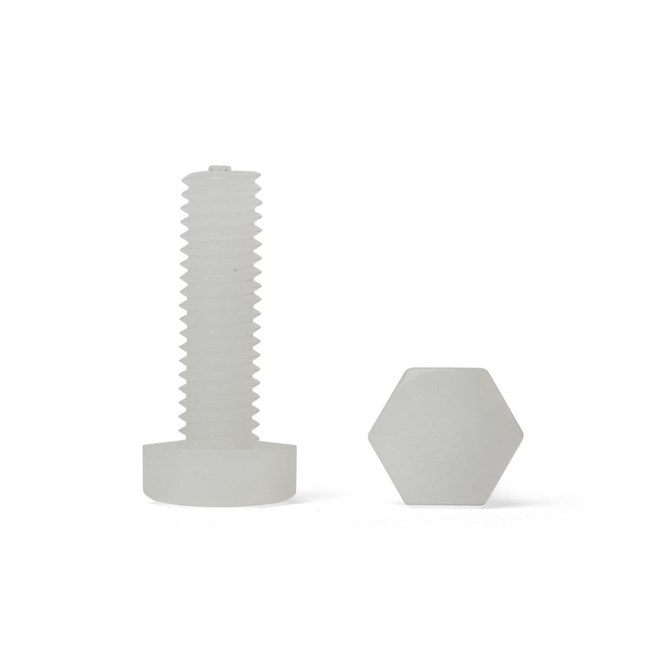 Pernos de cabeza hexagonal de PVDF