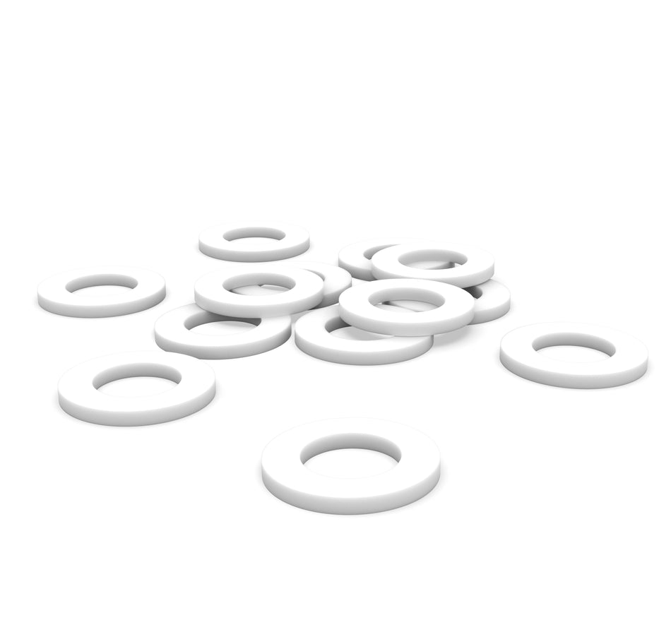 Polytetrafluoroethylene (PTFE) Custom Manufactured Washers
