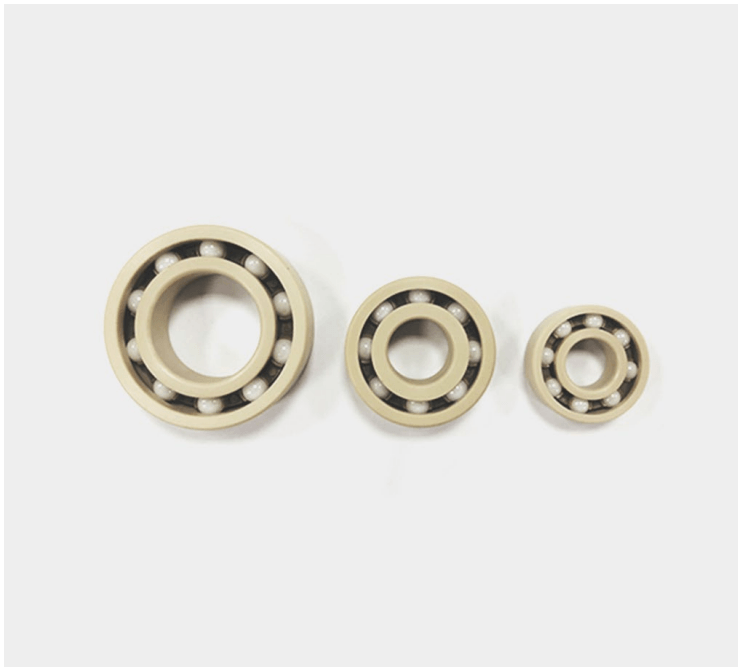 PEEK Roller Ball Bearing - High Performance Polymer-Plastic Fastener Components